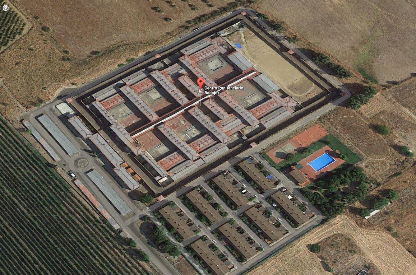 Visión aérea del centro penitenciario de Badajoz