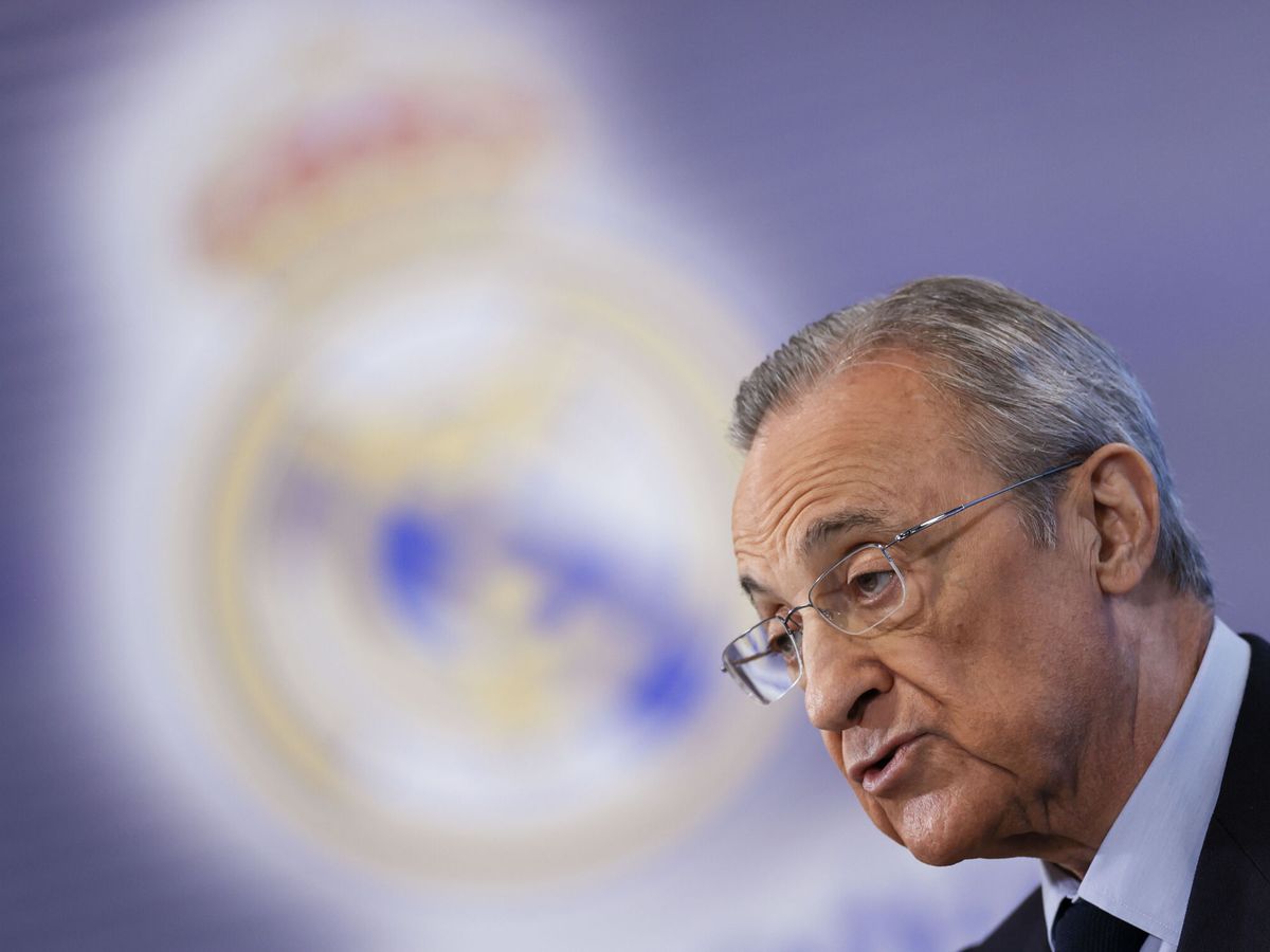 Foto: Florentino Pérez, presidente del Real Madrid. (EFE/Mariscal)