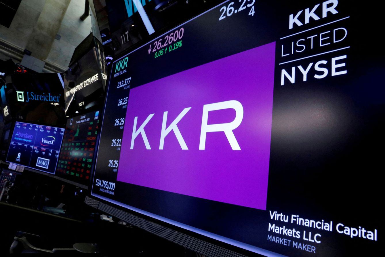 Logo del fondo de capital riesgo KKR. (Reuters)