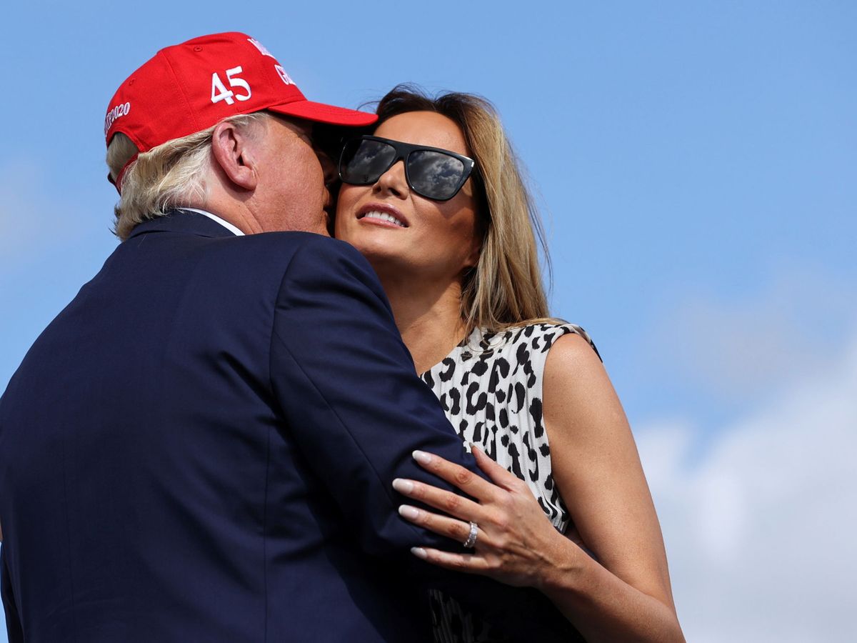 Foto: Melania y Donald Trump. (Reuters)