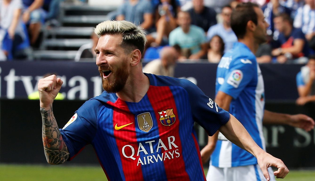 Messi abrió el marcador en Butarque (Reuters)
