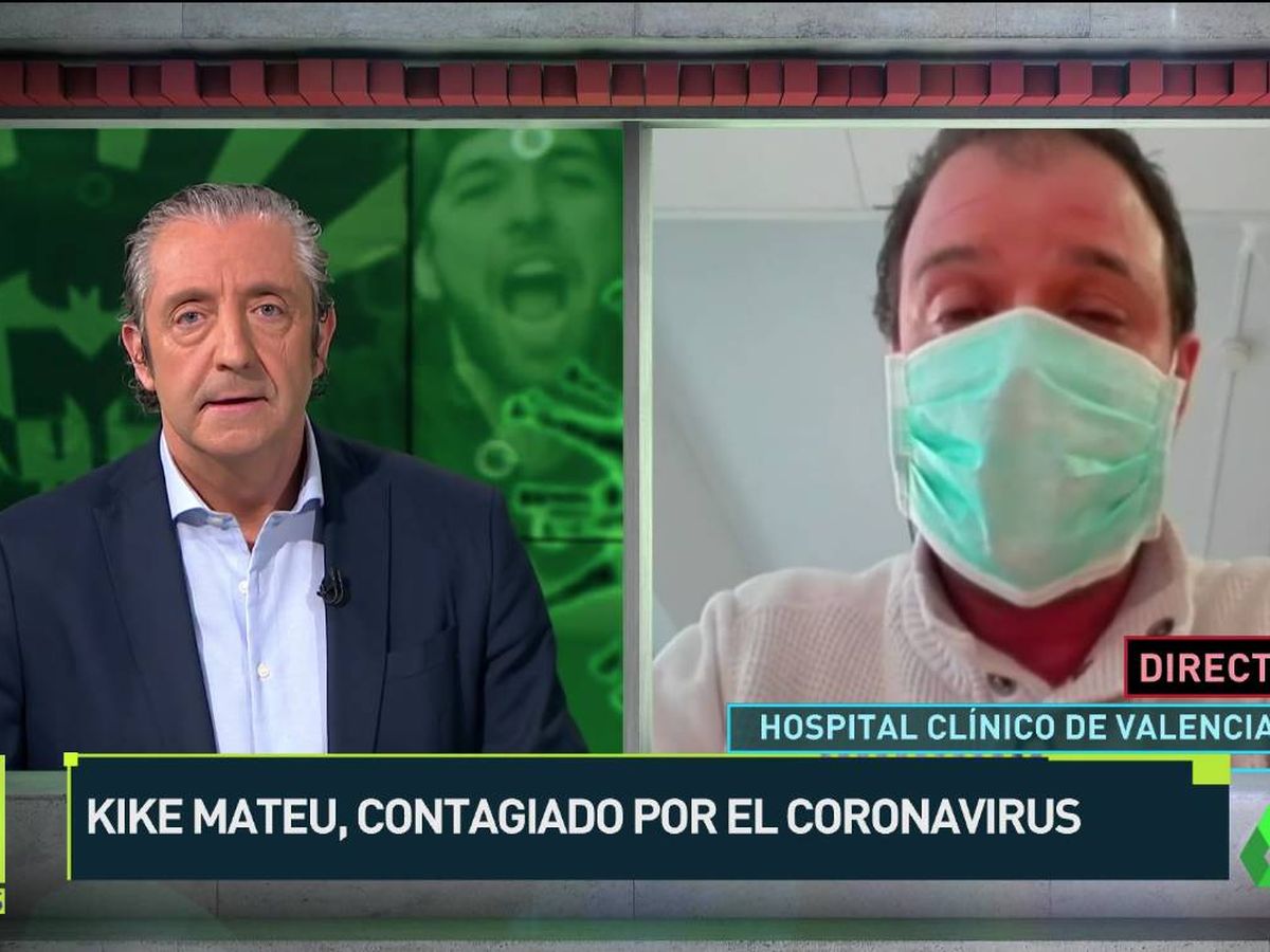 Foto: Kike Mateu, contagiado por el coronavirus. (Atresmedia)