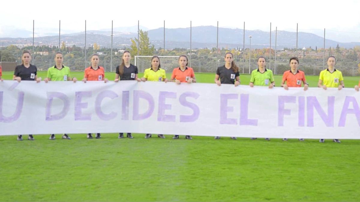 Las árbitras españolas animan a las víctimas de violencia de género a "decidir el final"
