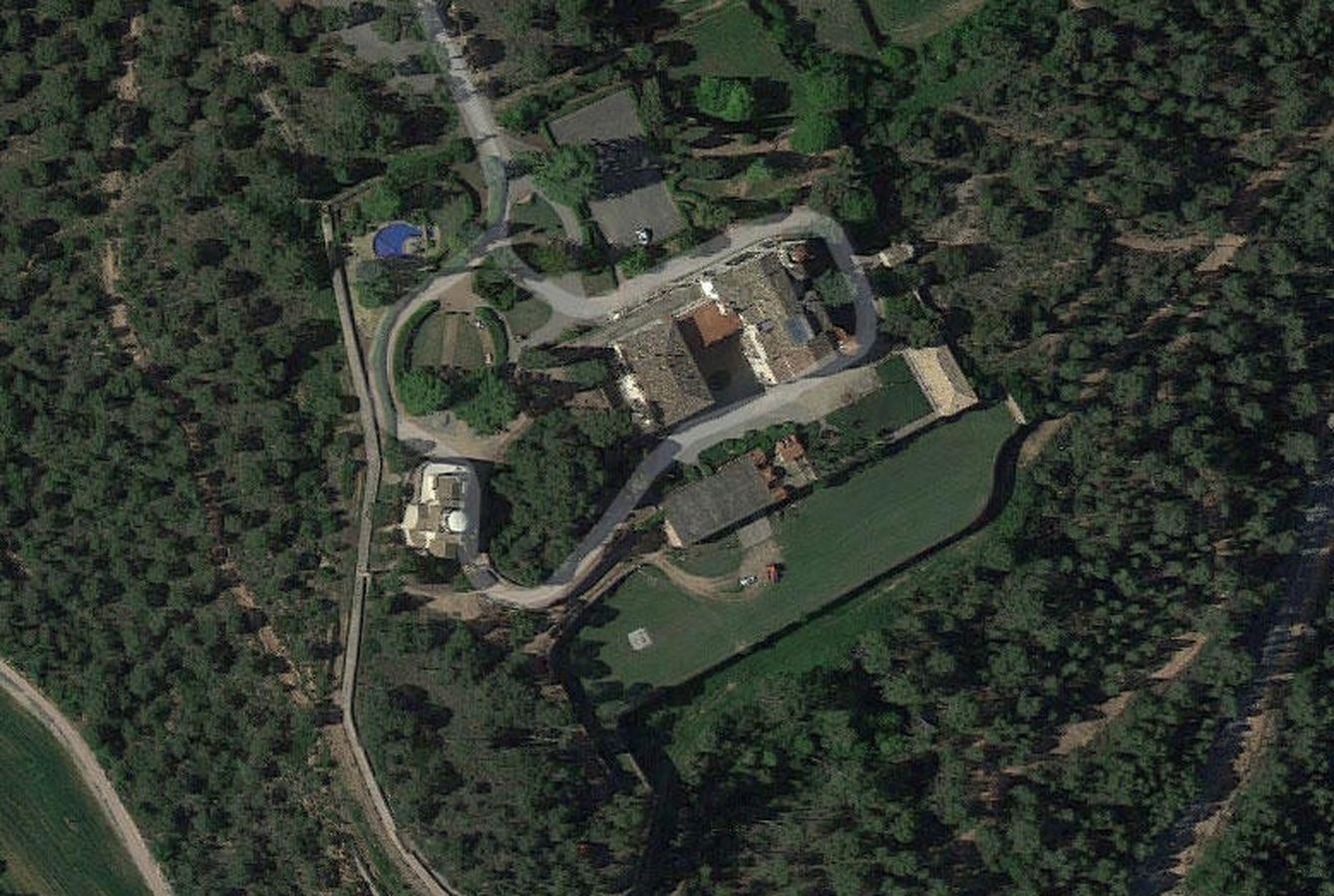 Vista aérea de Manso Noguera (Google Earth)