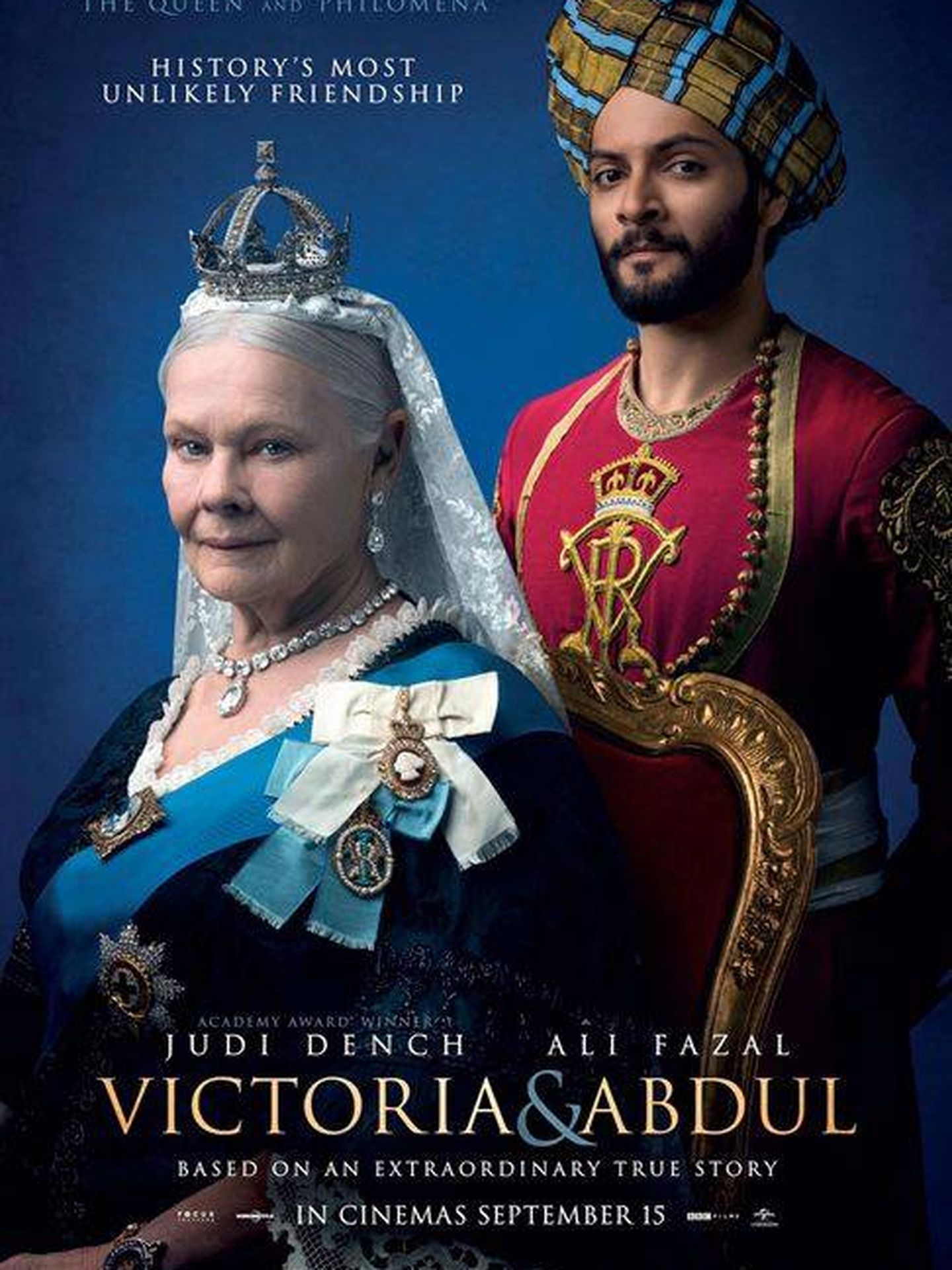 Cartel de 'La reina Victoria y Abdul'.
