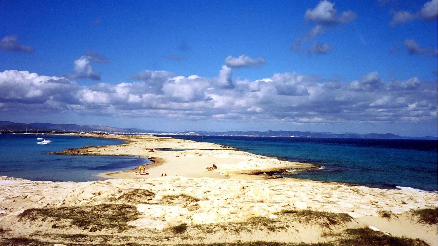 La playa de Ses Illetes en Formentera. 