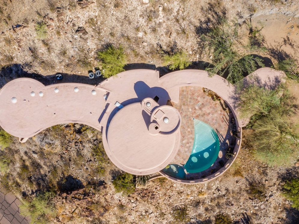 Foto: La icónica casa circular de Frank Lloyd Wright en Arizona. (EFE)