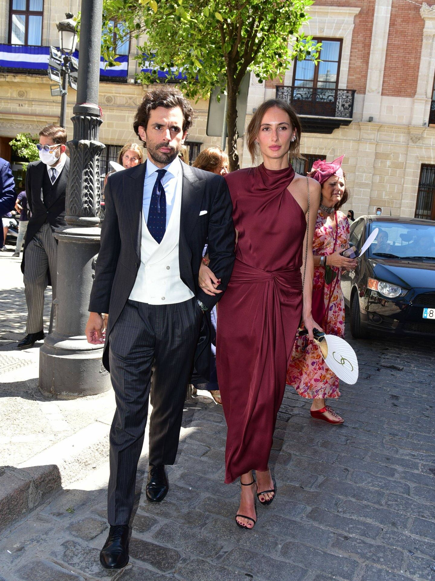 Alonso Aznar y su pareja, Renata Collado. (CP)