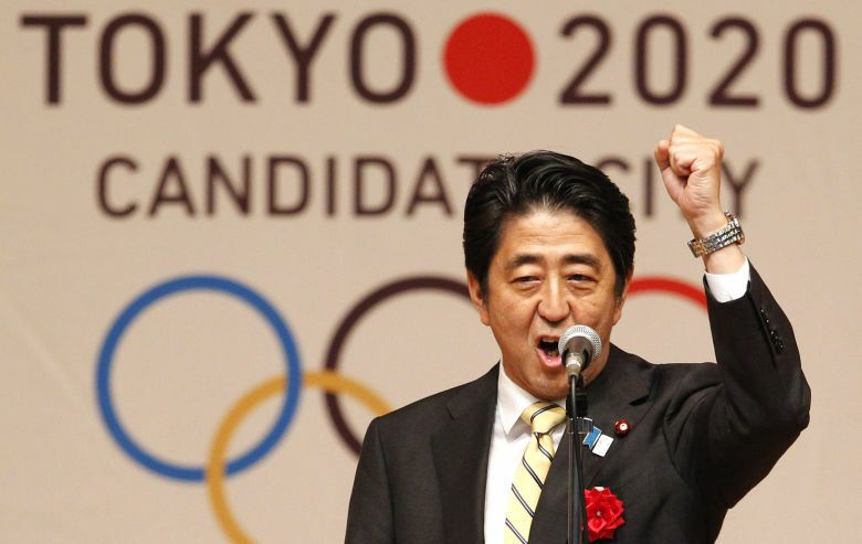 El primer ministro nipón, Shinzo Abe, promociona la candidatura de Tokio. (Reuters)