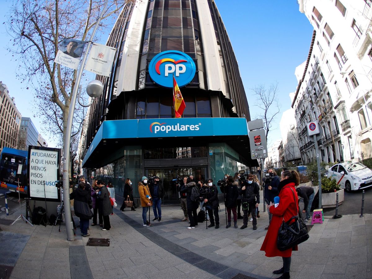 Foto: Sede del Partido Popular en la madrileña calle Génova. (EFE)