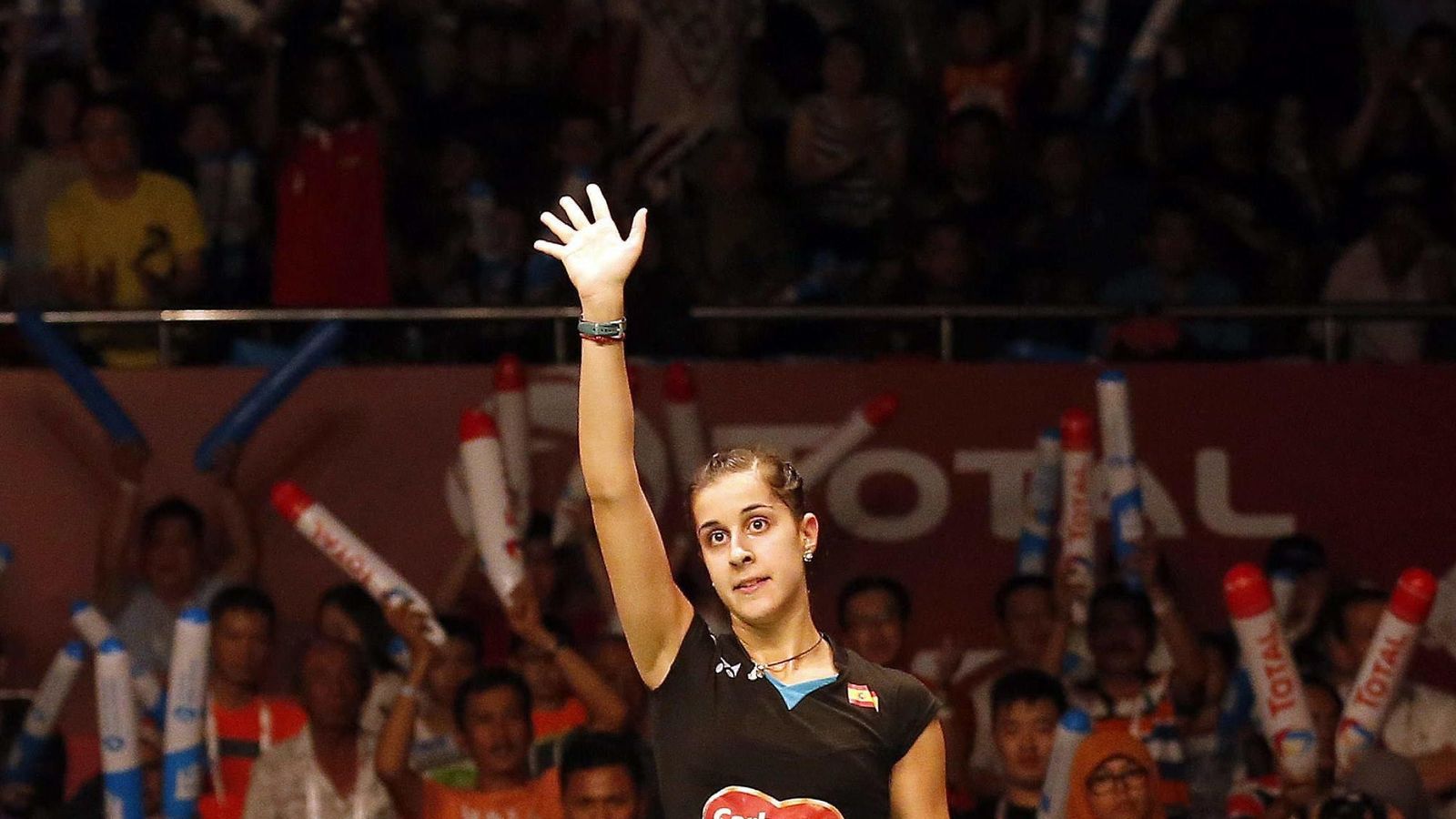 Foto: Carolina Marín no pudo meterse en la final del Torneo de Maestras (Efe).
