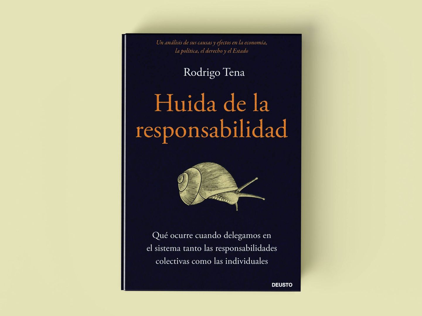 Portada de 'Huida de la responsabilidad', de Rodrigo Tena. 