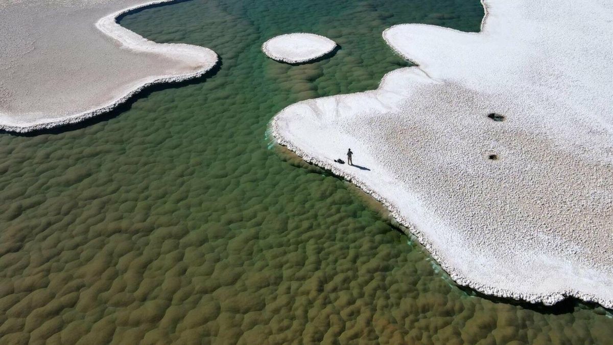 Hallan un lago perdido donde crece la vida como hace 3.500 millones de años