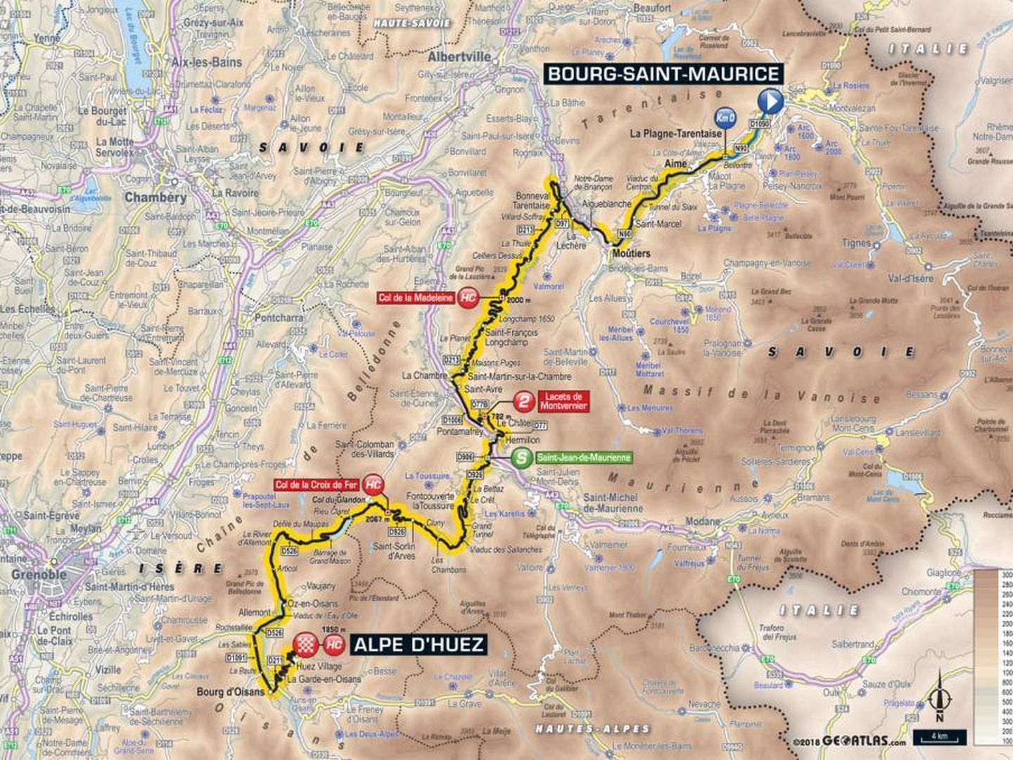 Recorrido de la duodécima etapa | Tour de Francia 2018