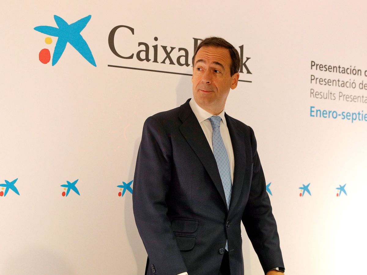 Foto: Gonzalo Gortázar, CEO de CaixaBank. (EFE/Manuel Bruque)