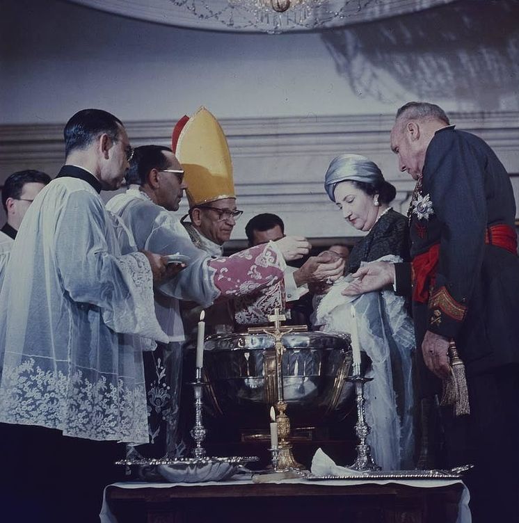 Imagen del bautizo de la Infanta Elena (Gtres)