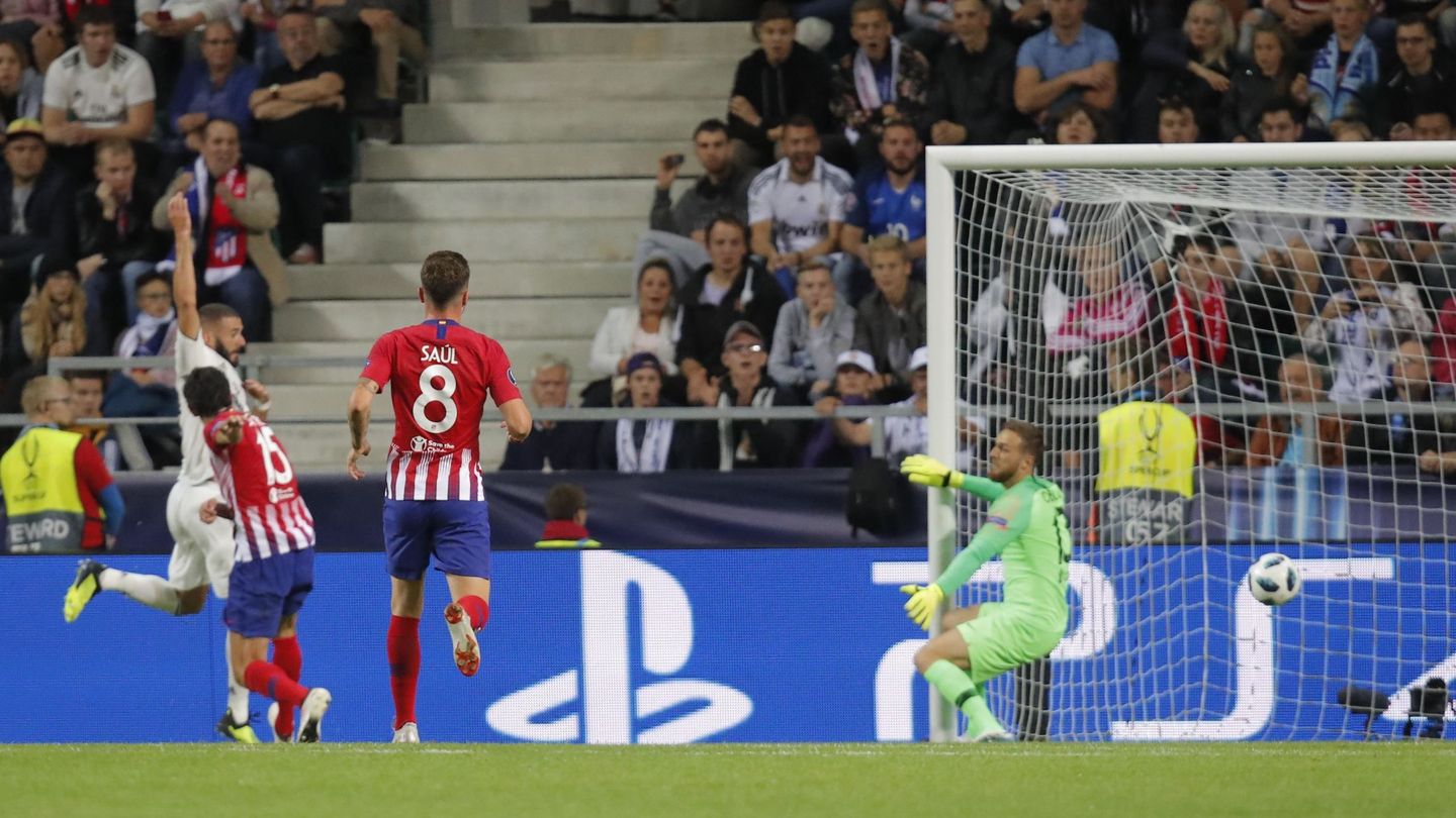 El gol de Benzema. (Reuters)