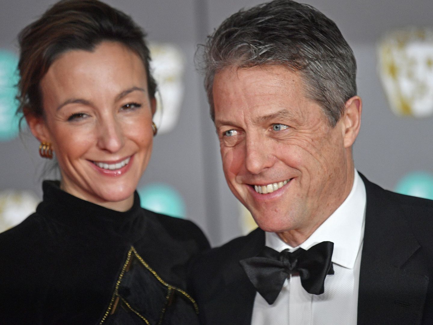 Con su mujer, Anna Eberstein. (Reuters)