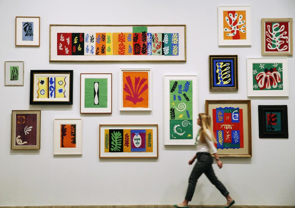 Foto: Exposición 'Henri Matisse: The cut-outs' en la Tate Modern de Londres (Reuters)