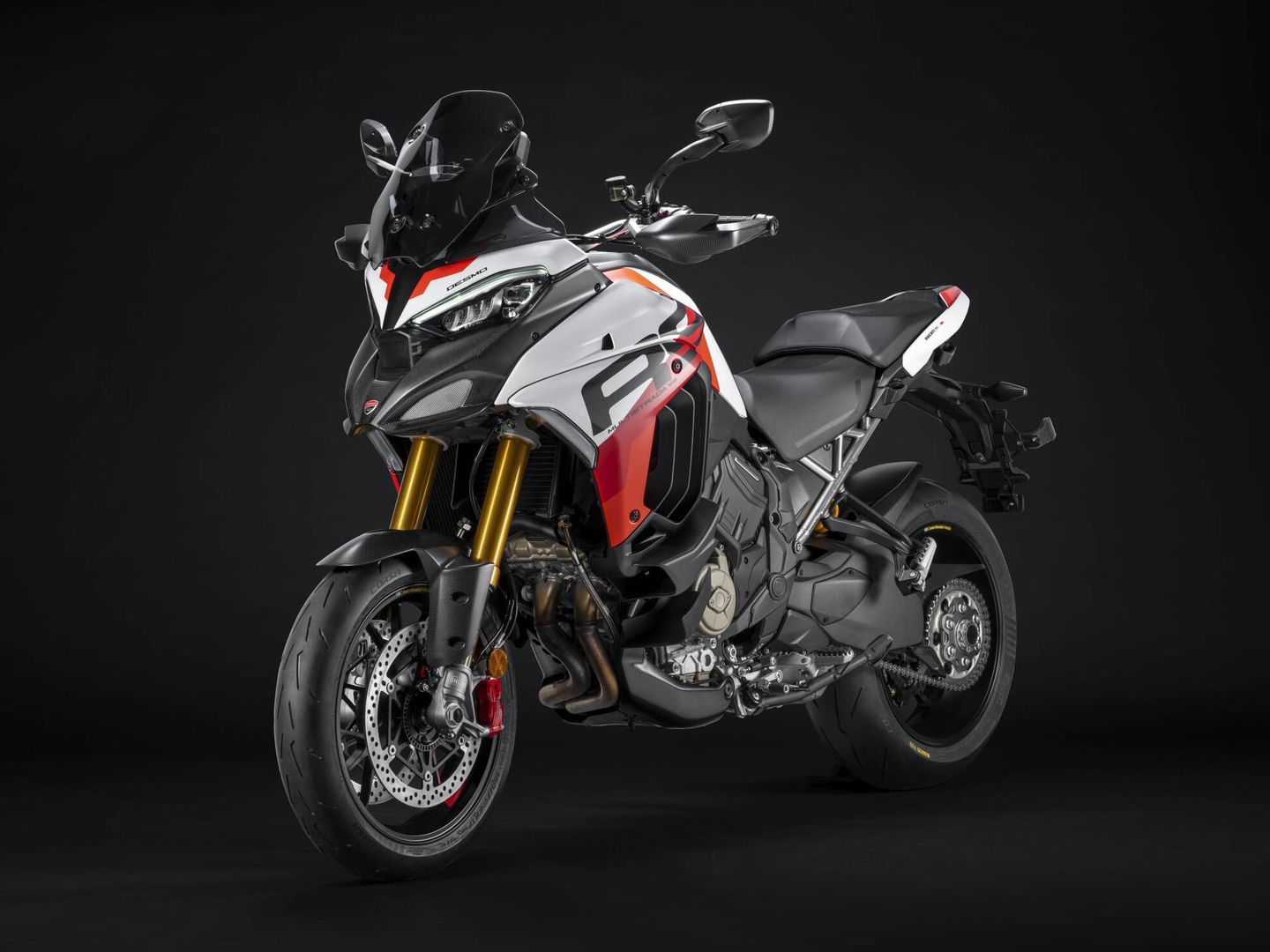 La Ducati Multistrada V4 RS, otro ejemplo de moto trail llevada a la máxima expresión.