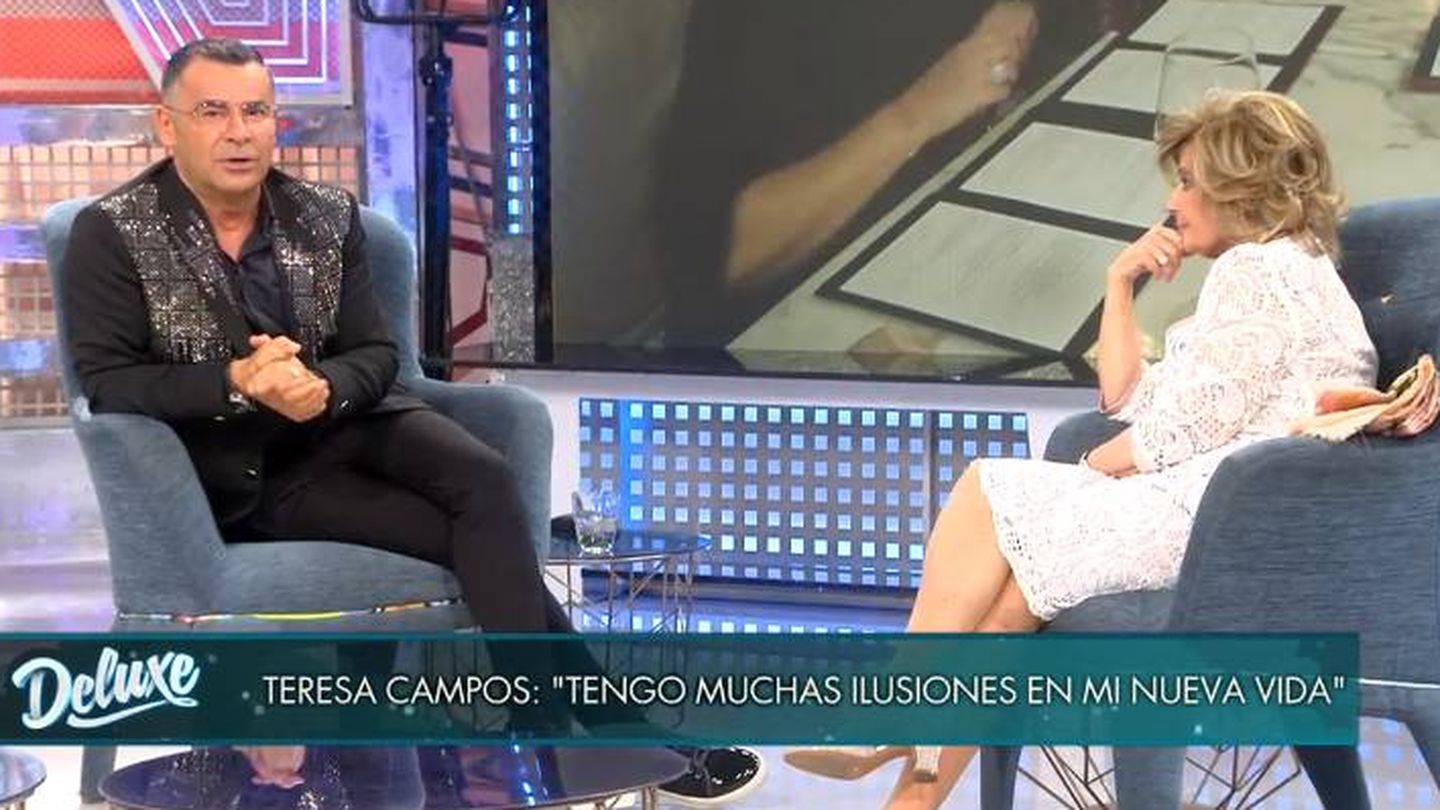María Teresa Campos, en 'Sábado Deluxe'. (Mediaset)