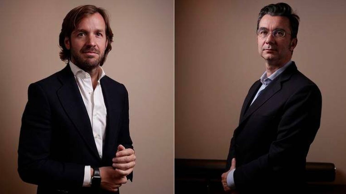 Javier Santiso (derecha) y Rosauro Varo, ambos nombrados consejeros de Prisa en diciembre de 2020. (Prisa)