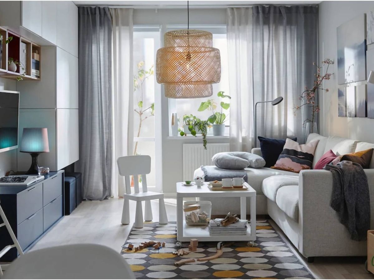 Foto: Consigue un salón siempre ordenado con estos muebles de Ikea. (Cortesía)