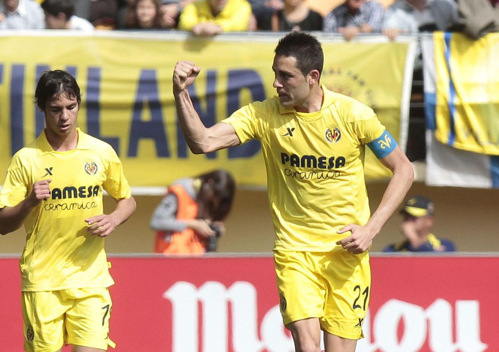 Foto: Bruno celebra un gol con el Villarreal esta temporada.