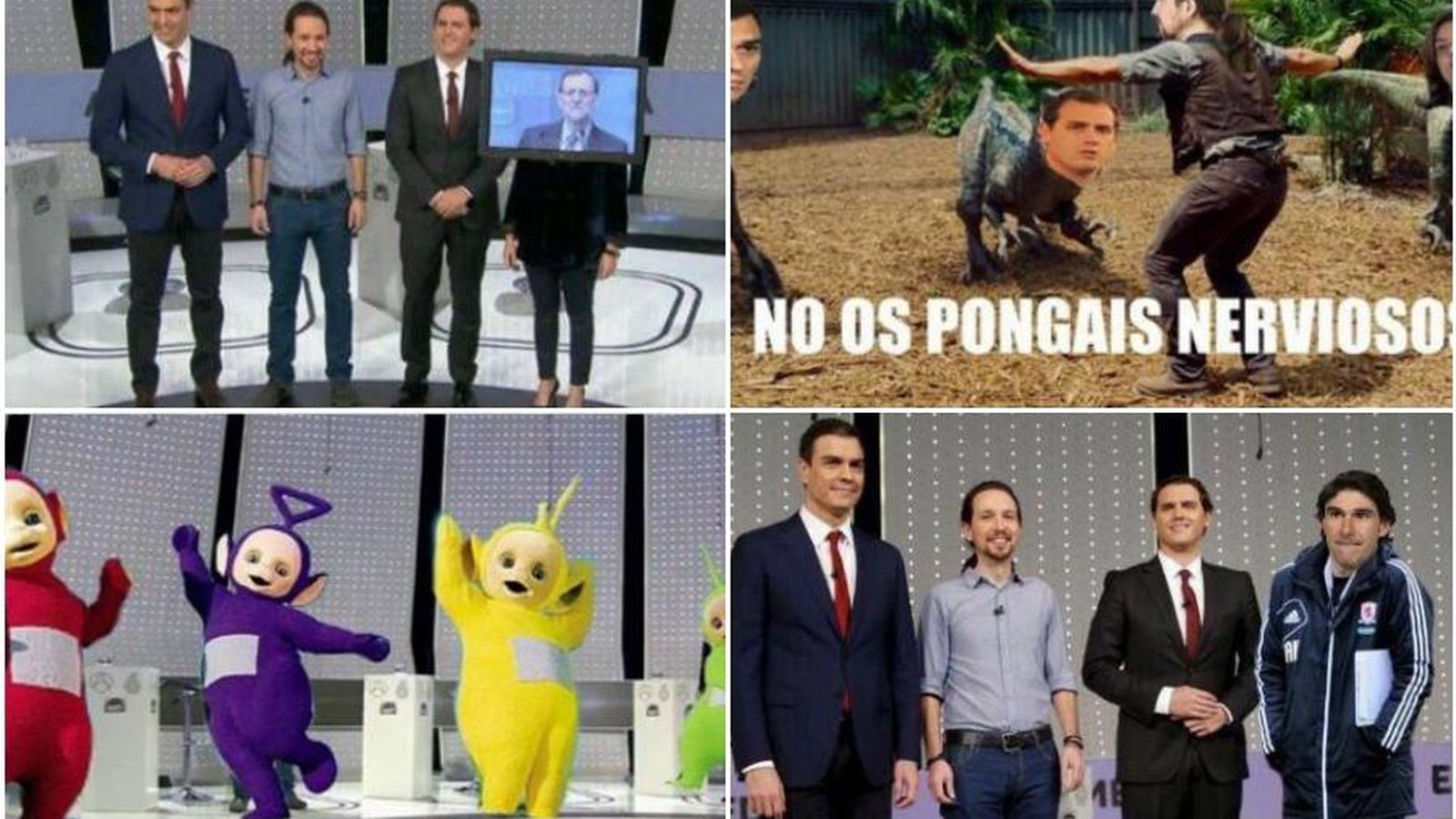 Foto: Memes del debate electoral a cuatro (Twitter)