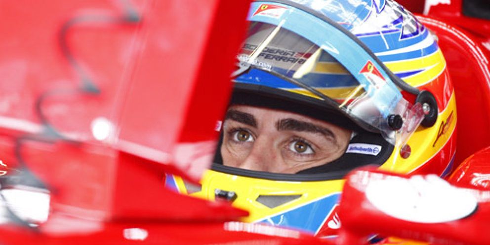Foto: Alonso, confiado en que la "línea de Ferrari" es claramente "ascendente"