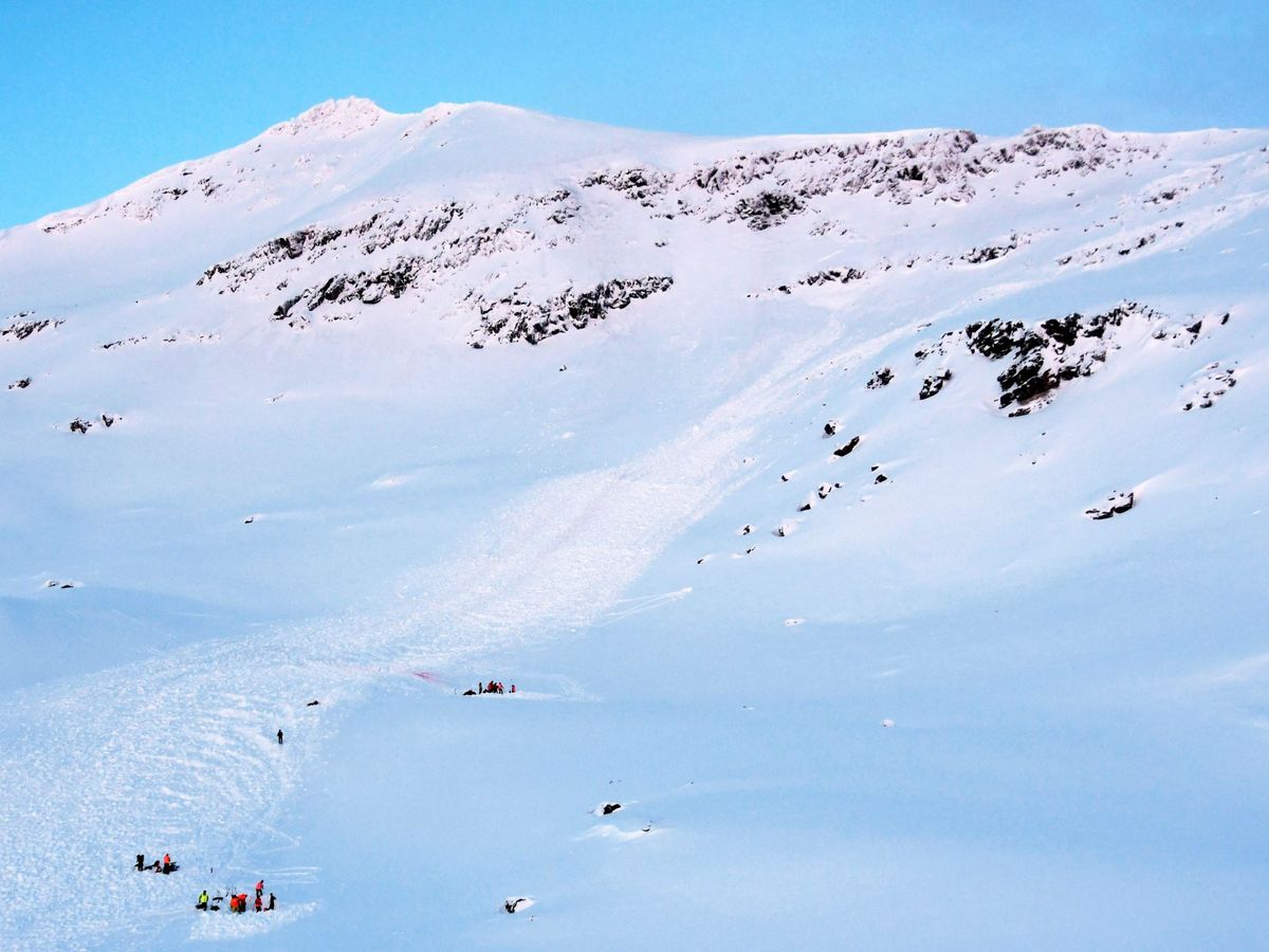 Foto: Una avalancha es la situación más peligrosa que se puede encontrar en la montaña