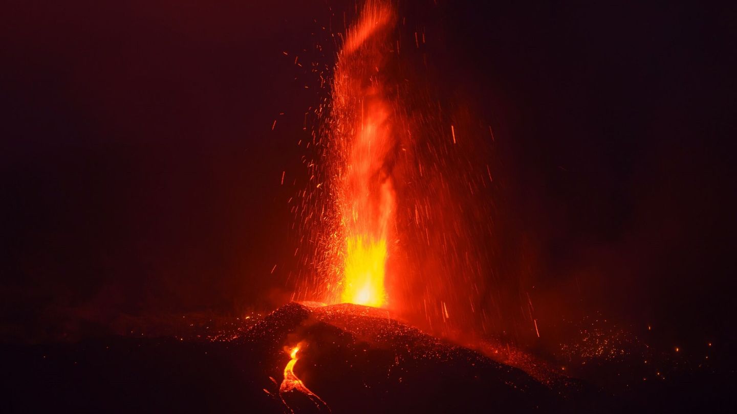 Volcán de Cumbre Vieja. (EFE)