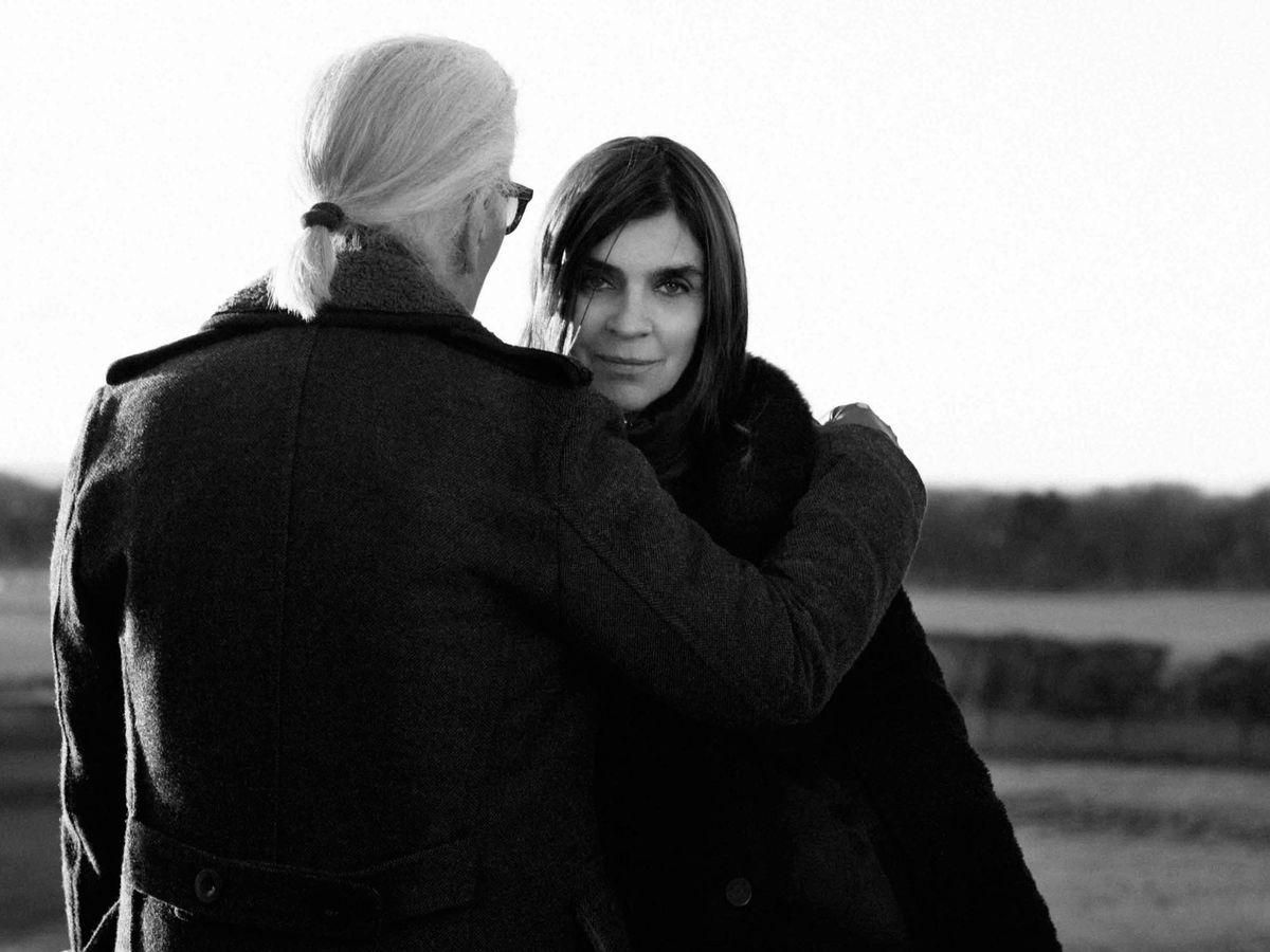 Foto: Carine Roitfeld y Karl Lagerfeld. (Cortesía Karl Lagerfeld)