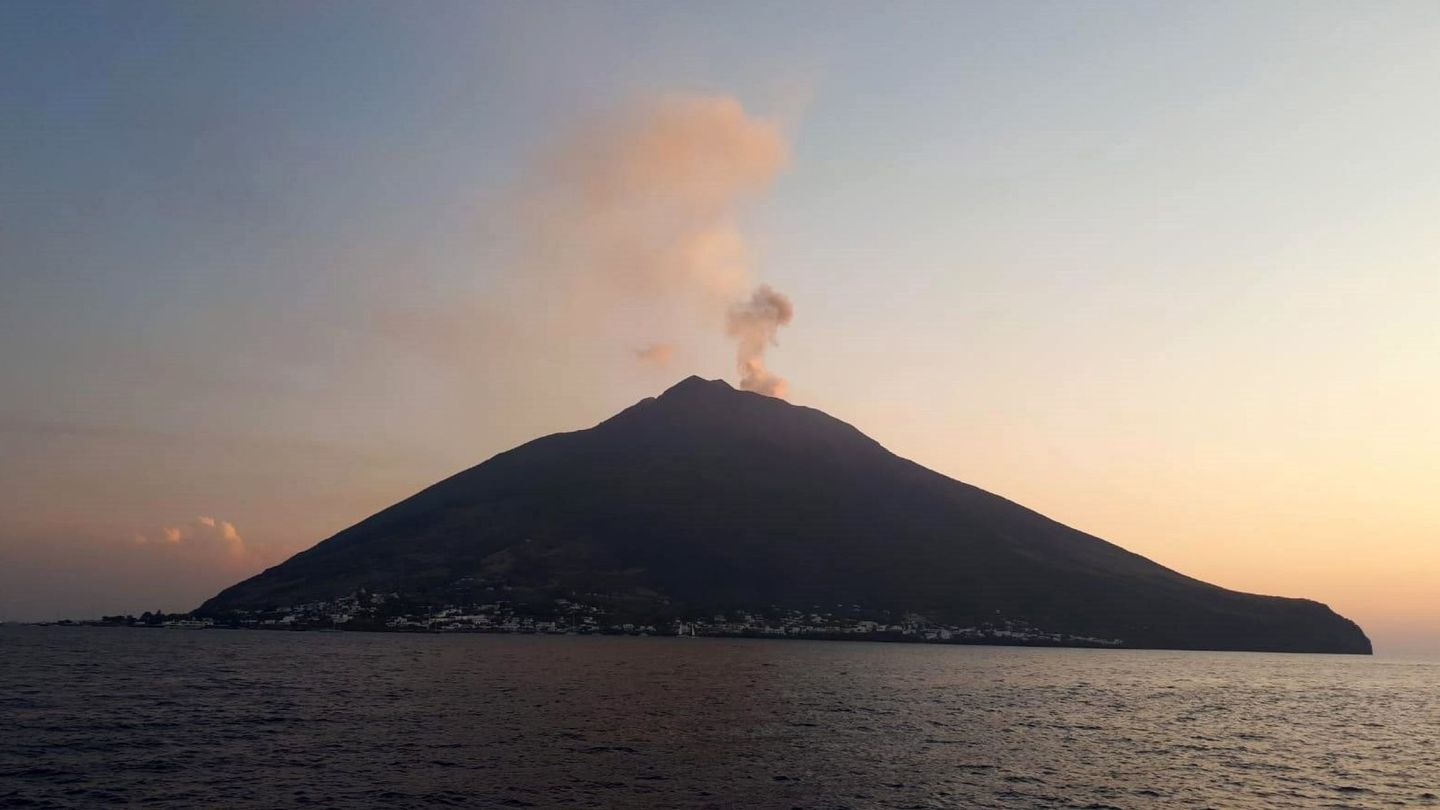 Volcán Estrómboli. Foto: EFE  Giannetto Baldi