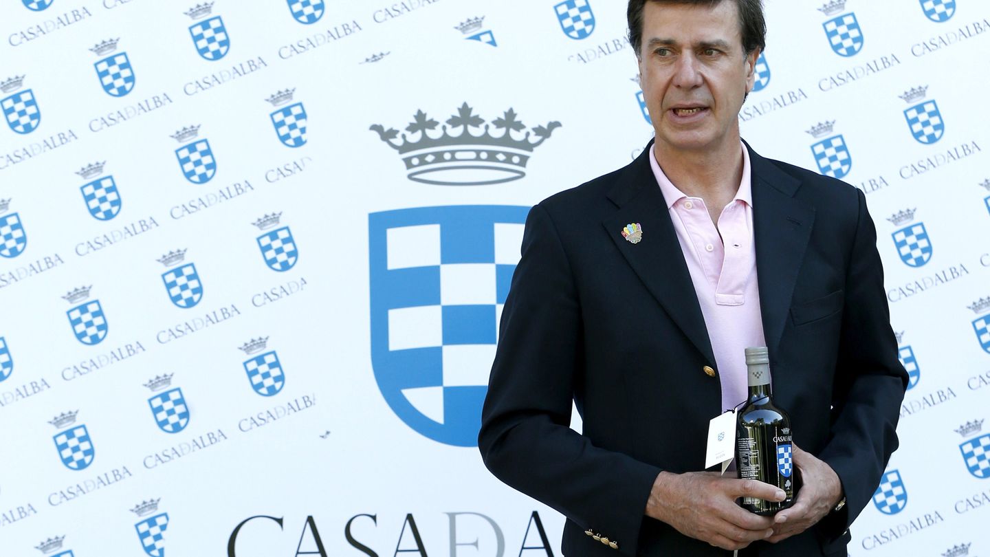 Cayetano Martínez de Irujo presenta la marca Casa de Alba. (EFE)