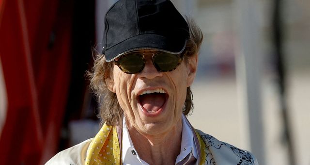 Mick Jagger, a su llegada a Madrid. (Reuters/Juan Medina)