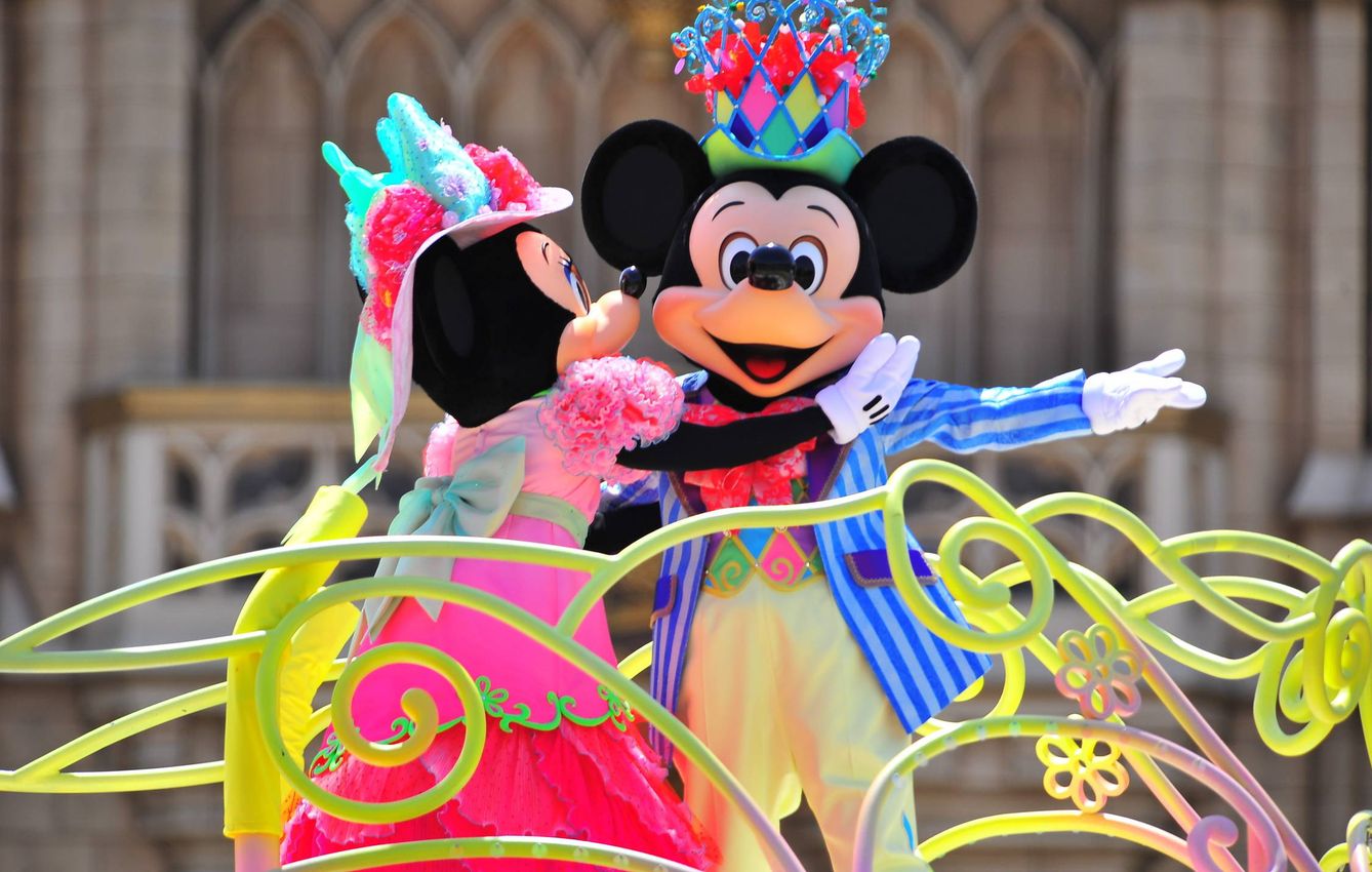 Minnie y Mickey Mouse, dos de las primeras estrellas de la factoría Disney.