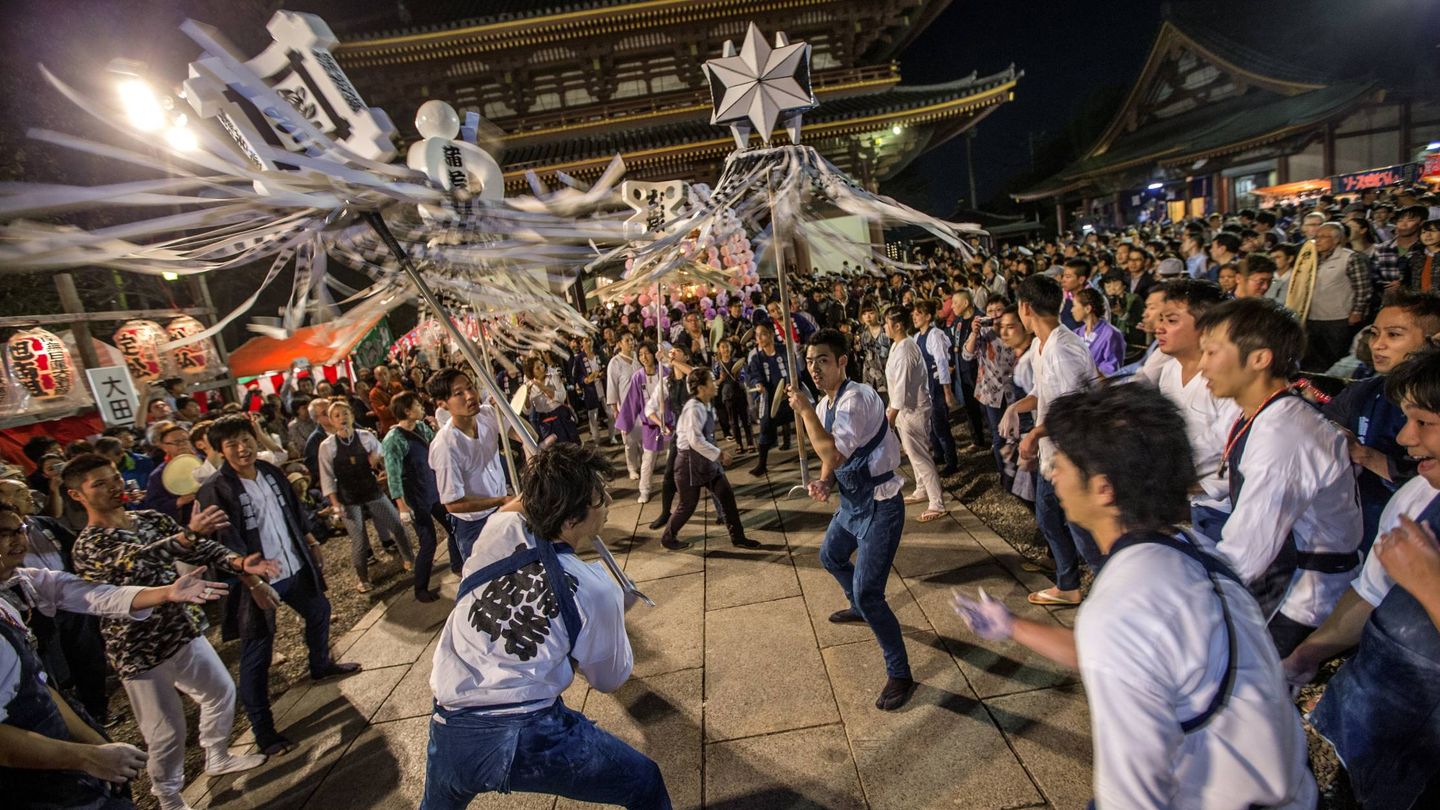 El Oeshiki Festival en su apogeo. (Foto: Turismo de Tokio)