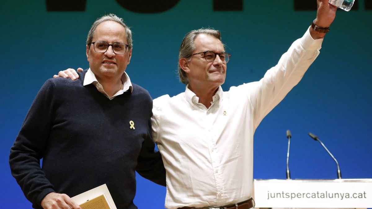Mas, Torra y Puigdemont: los tres tenores del independentismo contraprograman al Rey