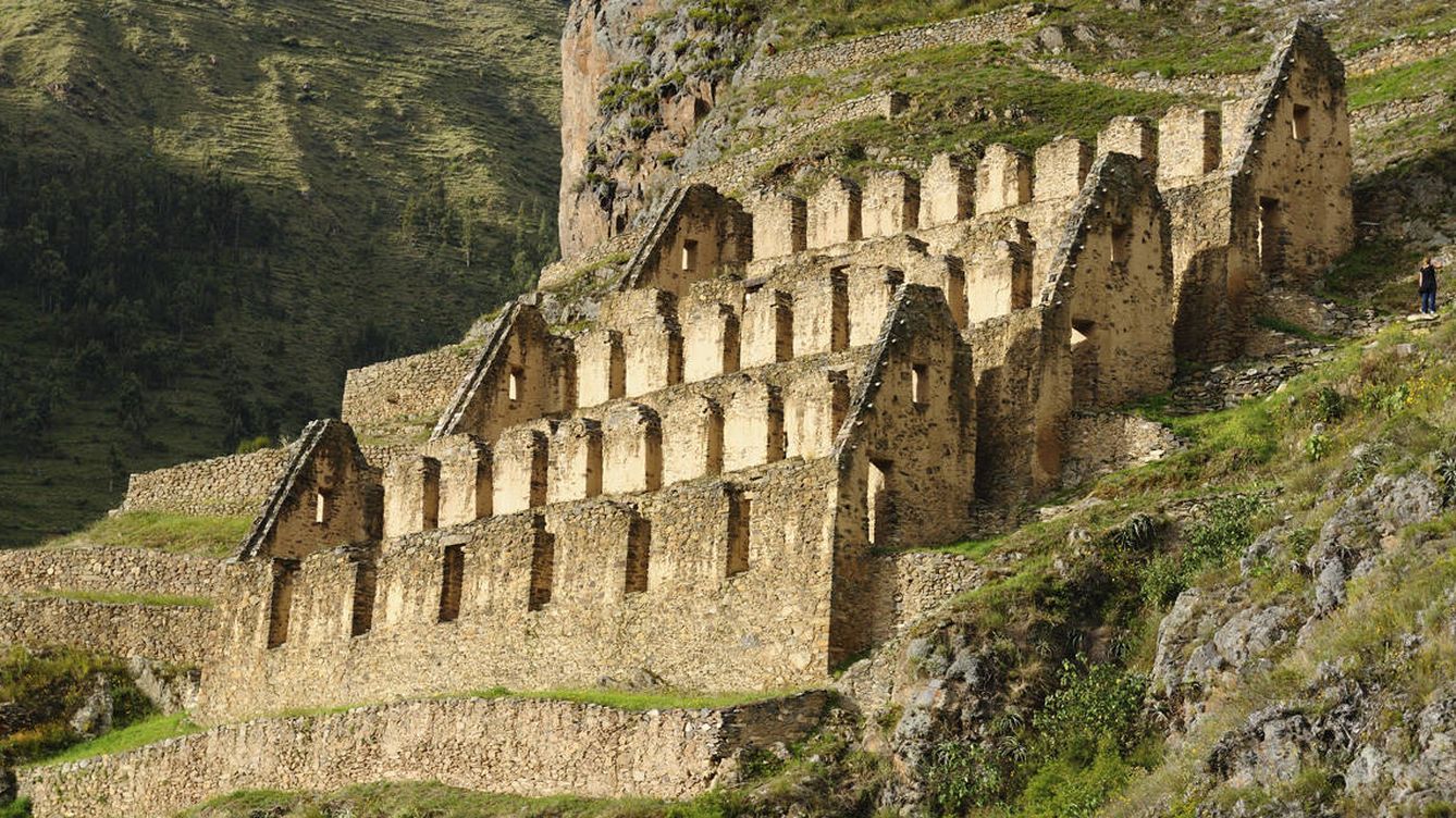Ruinas de Ollantaytambo, en Perú