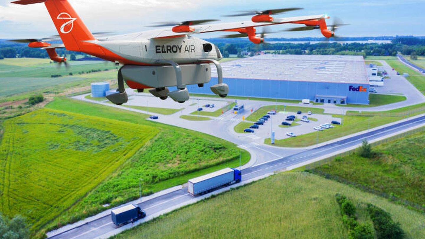 Fedex usará estos aviones autónomos para transportar sus cargas. (Elroy Air)