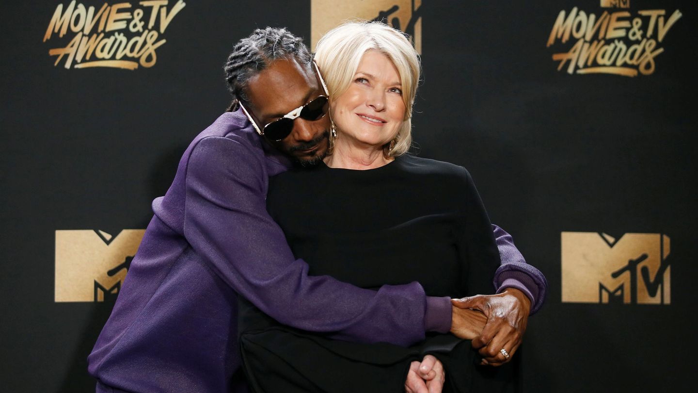 Snoop Dogg y Martha Stewart. (Reuters)