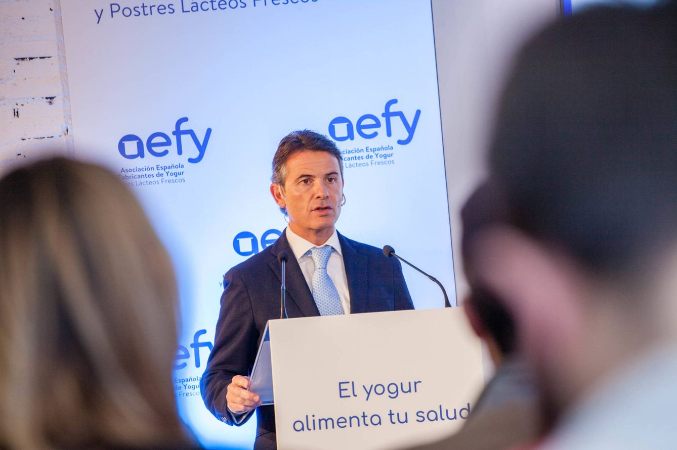 Antoni Bandrés, presidente de AEFY y director de Gestión de Leche de Danone Iberia. (Jorge Álvaro)