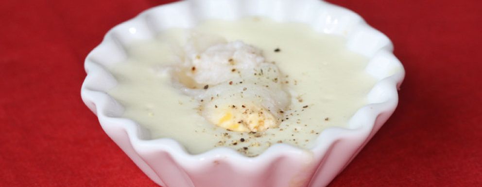 Foto: Un clásico renovado: espuma de patata con huevo poché y aceite de trufa