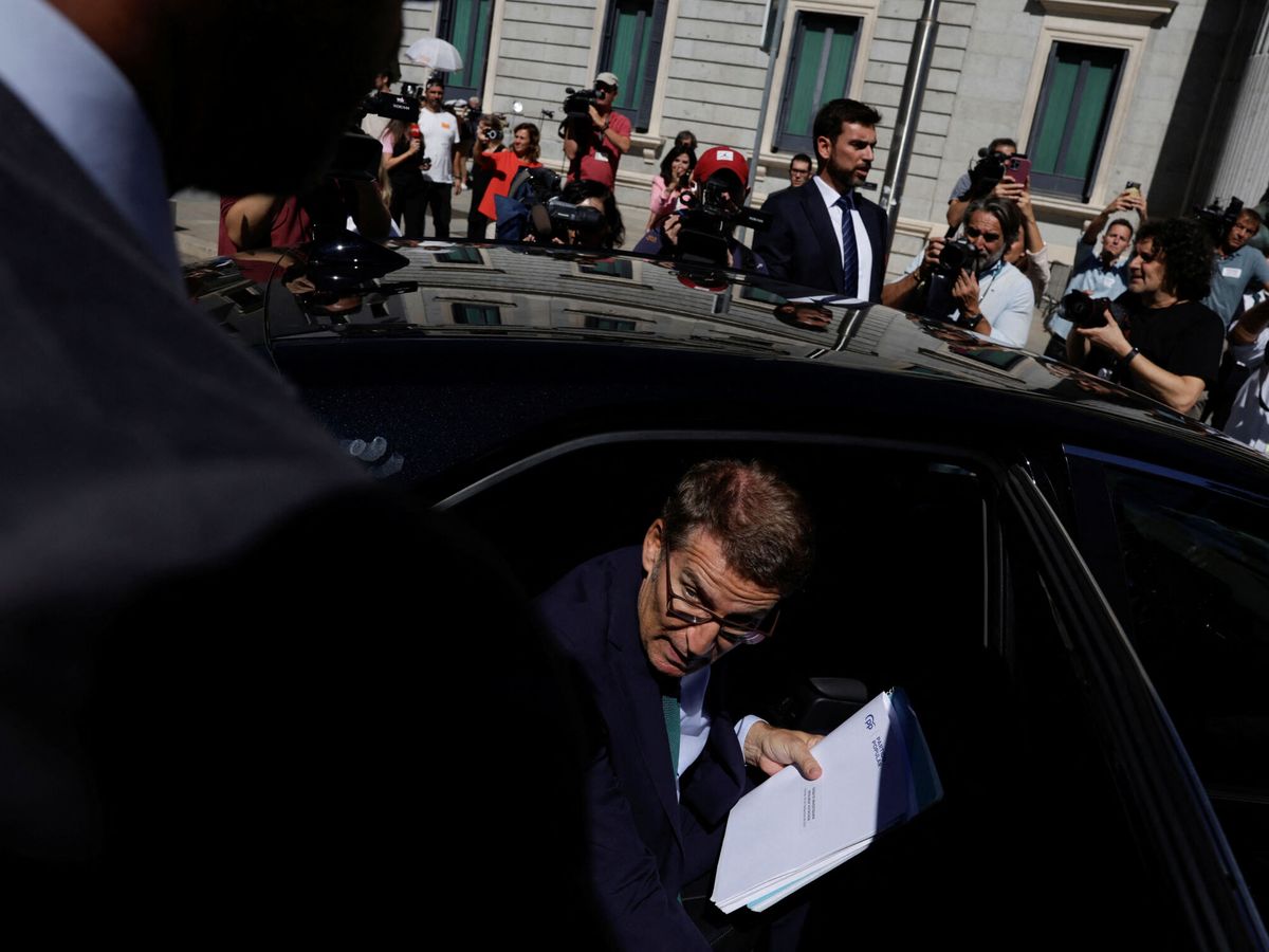 Foto: El líder del PP, Alberto Núñez Feijóo. (Reuters/Susana Vera)