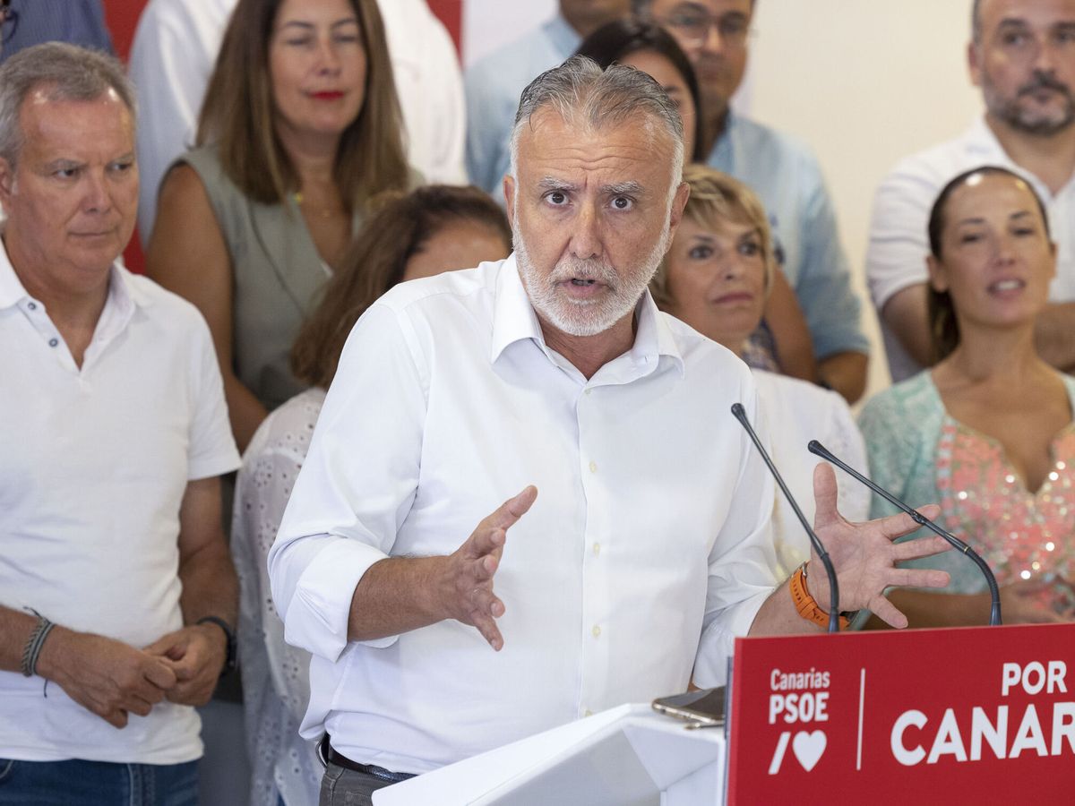 Foto: Ángel Victor Torres, secretario general del PSOE de Canarias. (EFE/Quique Curbelo)
