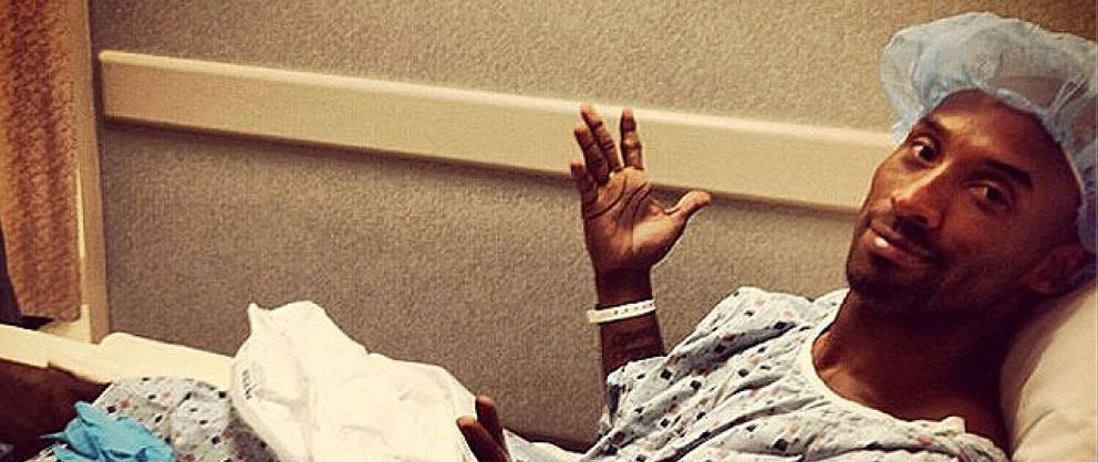 Foto: Kobe Bryant sufre una grave lesión y estará de baja entre seis y nueve meses