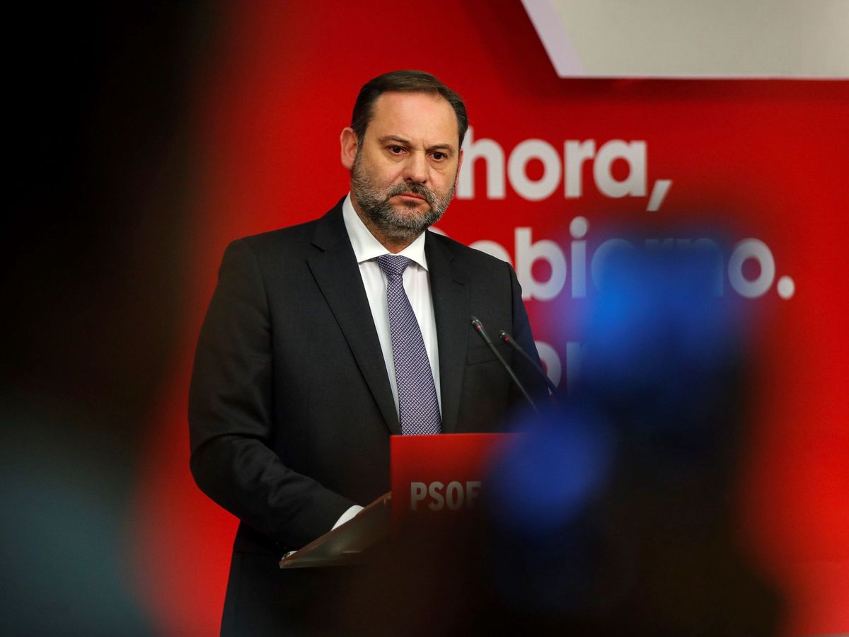 Foto: El secretario de Organización y ministro de Fomento en funciones, José Luis Ábalos, el pasado 11 de noviembre. (EFE)