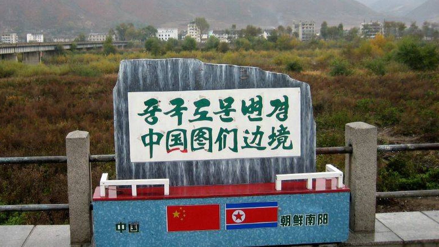Frontera entre China y Corea del Norte. (EFE)