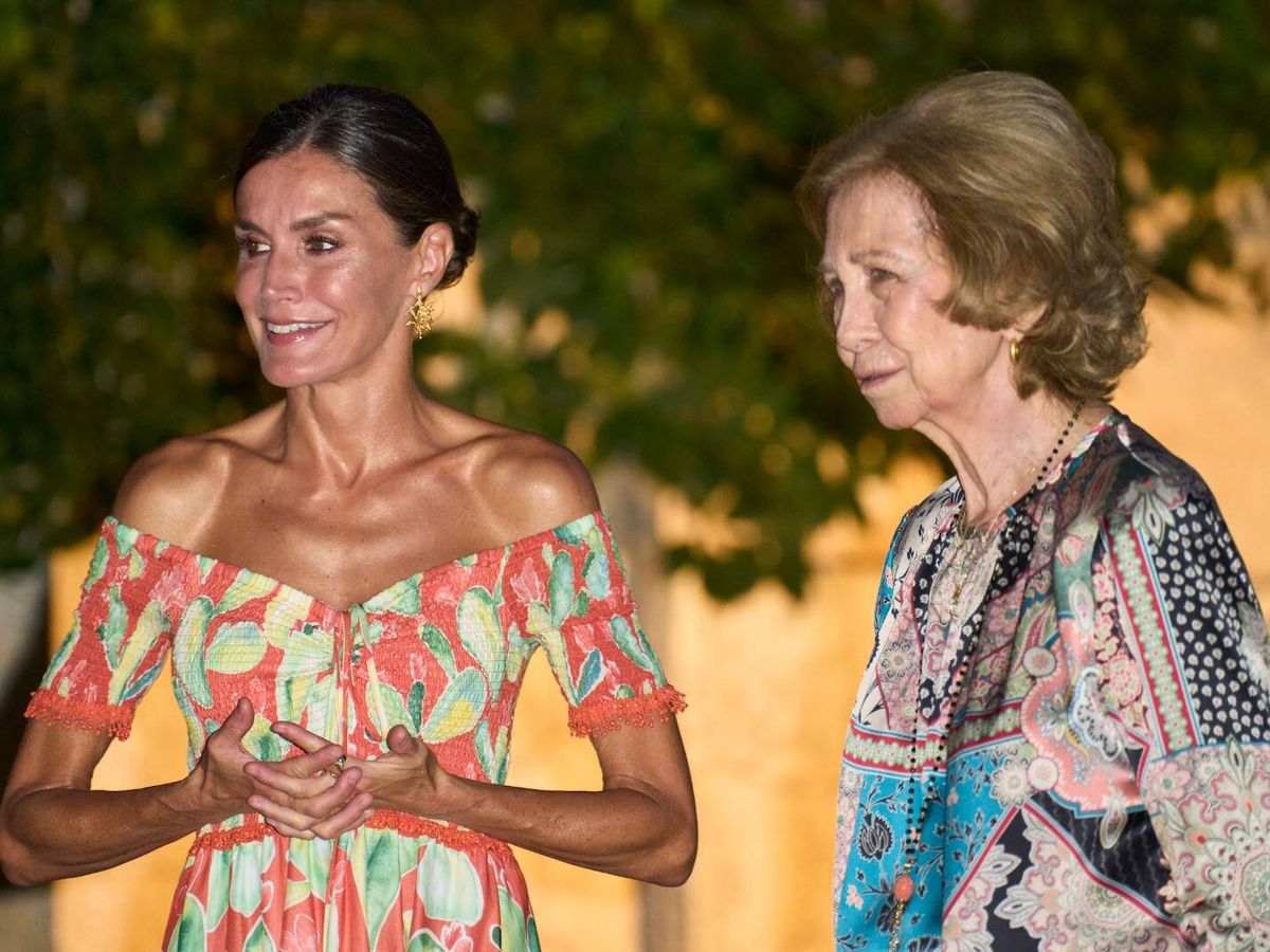 Foto: La reina Sofía y la reina Letizia, el año pasado en Marivent. (LP)